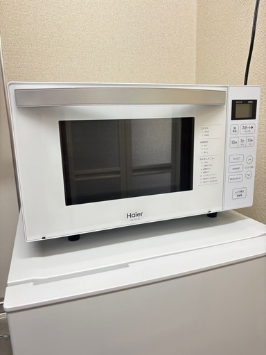 【K24083112】Haier ハイアール 電子レンジ 2024年製 高年式2024年製 Haier フルフラット電子レンジ (みなみ) 東海