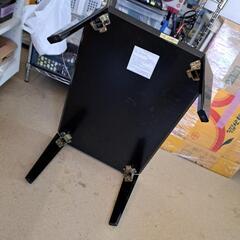 ニトリ　折りたたみローテーブル　ちゃぶ台　ダイニング　VD7550-BK　ブラック　黒の画像