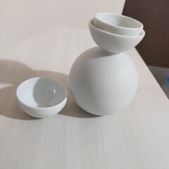 ※7/27締切 KAICHI DESIGN 酒器だるま 徳利/お猪口セットの画像