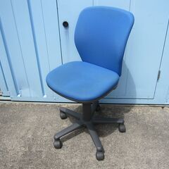 事務イス　肘なし　ライトブルー　アイコ製　OA-1005