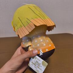 鬼滅の刃ぬいぐるみ　我妻善逸　栗花落カナヲの画像