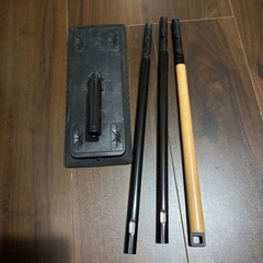 フローリングワイパー　木製　黒　アイアン　ブラックの画像