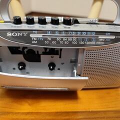 SONY ラジオカセットコーダー E5 ブルー CFM-E5/Lの画像