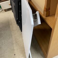 折りたたみテーブル　No.4019　ホワイト　座卓　ローテーブル　【リサイクルショップどりーむ荒田店】の画像