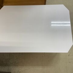 折りたたみテーブル　No.4019　ホワイト　座卓　ローテーブル　【リサイクルショップどりーむ荒田店】の画像
