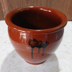【募集中】陶器製 蓋なし 甕 壺 かめ つぼの画像