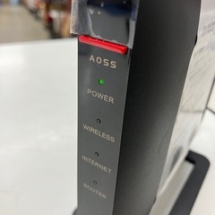 ロ2507-389 BUFFALO WSR-1800AX4S-BK Wi-Fi ルーター 箱無し 付属品有り バラ売り不可  通電確認済み 中古 現状お渡しの画像