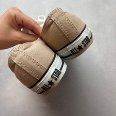CONVERSE ALL STAR ベージュ ローカットスニーカーの画像