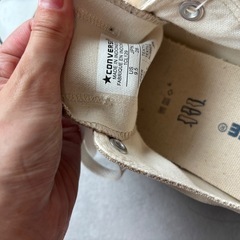 CONVERSE ALL STAR ベージュ ローカットスニーカーの画像