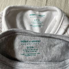 aden + anais ベビー ラップスワドル 2枚セットの画像