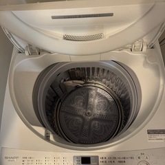 SHARP 7kg洗濯機の画像