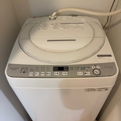 SHARP 7kg洗濯機の画像