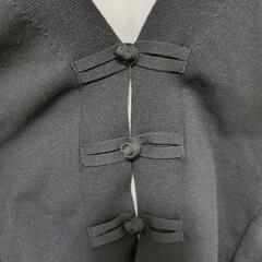 【中古】Mサイズ レディース ブラック チャイナ カーディガンの画像