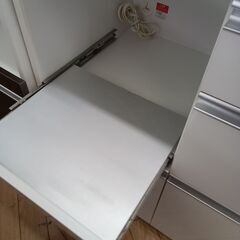 ★リユースのサカイつくば店★TK5871 ユーアイ 食器棚 ホワイト H196×D50×W120 クリーニング済みの画像