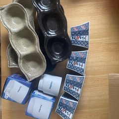 予定者決定中　食器　小皿　湯呑みの画像