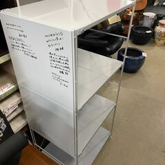 スチールラック　No.4024　ホワイト　棚　【リサイクルショップどりーむ荒田店】の画像