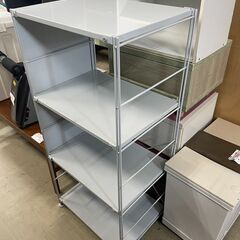 スチールラック　No.4024　ホワイト　棚　【リサイクルショップどりーむ荒田店】の画像