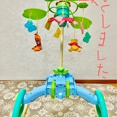 【美品】くまのプーさん えらべる回転6WAY ジムにへんしんメリー タカラトミー＆ディズニーの画像