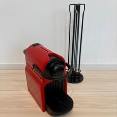 ネスプレッソ　カプセル式コーヒーメーカー(スタンド付)