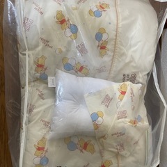 【ベビー・幼児】掛け布団、枕4点セットの画像
