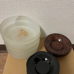 食器 ガラス皿 小皿 湯のみ受け まとめ売り