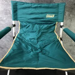 Coleman コールマン キャプテンチェア α 170-5843 アルファ グリーン キャンプ アウトドア 椅子 ① 25g菊STの画像
