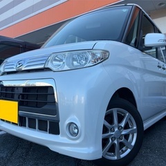 月々9千円〜分割可❗️車検2年付き！【名義変更代込み】広い車内！大人気‼️ダイハツ タントカスタム☆SDナビ付き☆走行中DVD見れます☆便利なバックカメラ付き☆純正アルミ☆事故修復歴無し☆電動スライドドア☆ドライブレコーダー☆そのまま乗って帰れます！の画像