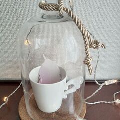ガラスドーム&マグカップメモパッド付きの画像