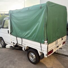 平成18年　アクティ軽トラック4WD　幌付き　車検2年付の画像