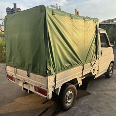 平成18年　アクティ軽トラック4WD　幌付き　車検2年付の画像