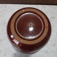 【募集中】陶器製 ガラス製の蓋あり 甕 壺 かめ つぼの画像
