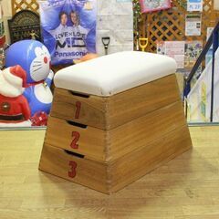 おもちゃ箱 跳び箱(盛岡) 幅58×奥行38×高さ43cm 天然木 桐材 盛岡刑務所 札幌市 清田区 平岡の画像