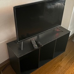 【取引完了】テレビ+ Fire TV Stick + テレビ台の画像