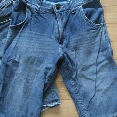 ＧＡＰ＆ＥＤＷＩＮ（１６０）ハーフデニム２枚セットの画像