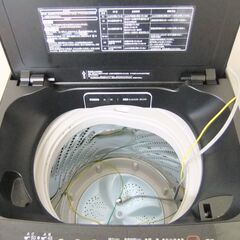 Hisense 全自動洗濯機 5.5kg HW-G55E7KK 2021年製 説明書付き 中古の画像