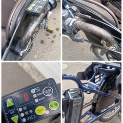 YAMAHA ヤマハ 電動アシスト自転車 PAS kiss 子供乗せ 20型 3段 札幌市白石区の画像