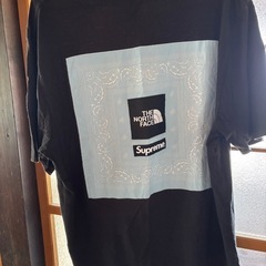 ノースフェイス　シュプリームコラボ　Tシャツ　XL 今日限定の画像