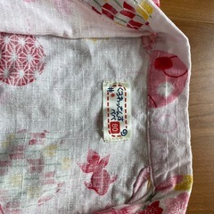 甚平 甚兵衛 じんべえ ピンク 80 クロワッサンスベべの画像