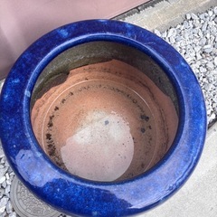 【お取引中】金魚鉢 睡蓮鉢 火鉢 メダカ鉢の画像