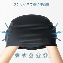 スイムキャップ 水泳帽　新品の画像