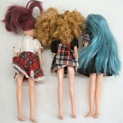 リカちゃん 3体セット　ヘアカラーチェンジ ブルーベリー ブロンドパーマ 水色ストレート　☆ PayPay(ペイペイ)決済可能 ☆ 札幌市 豊平区 平岸 平岸店の画像