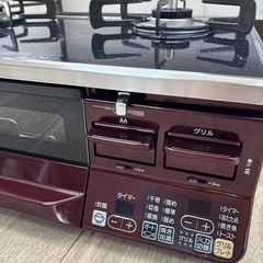 【多機能】リンナイガステーブル　LPガス用　2016年製　RTS65AWK1R-ALの画像