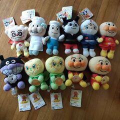 アンパンマンシリーズぬいぐるみ11点まとめ売り
