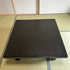 座卓　黒色の画像