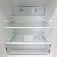 Haier 冷蔵庫 2021年製 JR-NF148B 148L ブラック 2ドア ノンフロン 右開き 中古の画像