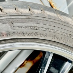 19インチタイヤ　4本セット
の画像