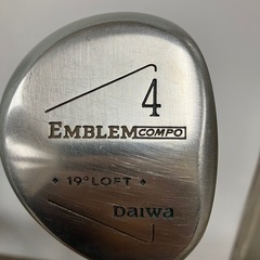 2507-394 Daiwa EMBLEM compo 19°LOFT ゴルフクラブ キズ汚れ有りの画像