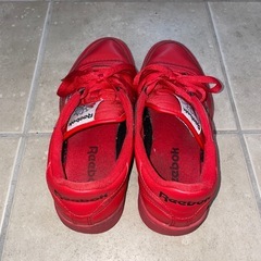【Reebok】スニーカー リーボック クラッシック レザー クラブC オールレッド サイズ:26.5cmの画像