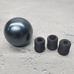 KIMISS ギアシフトノブ 汎用 マニュアル 金属製 アダプター３種