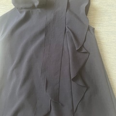 リボン付き　ネイビー　トップスの画像